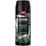 Lynx Fine Fragrance 72h Emerald Sage White Geranium & Cedar Premium Deodorant Body Spray 150ml - Image 2