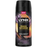 Lynx Fine Fragrance 72h Peach Infusion Patchouli & Amber Premium Deodorant Body Spray 150ml - Image 2