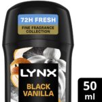 Lynx Fine Fragrance 72h Black Vanilla Orange & Sandalwood Premium Anti-Perspirant Deodorant Stick 50ml - Image 2