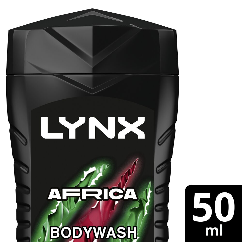 LYNX0079-1.jpg Lynx Africa Shower Gel 50ml - Image 1