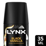 Lynx Fine Fragrance 72h Black Vanilla Orange & Sandalwood Premium Deodorant Body Spray 35ml - Image 2
