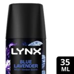 Lynx Fine Fragrance 72h Blue Lavender Mint & Amber Premium Deodorant Body Spray 35ml - Image 2