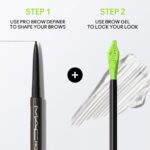 MAC Pro Locked Brow Gel Clear 7.8ml - Image 3