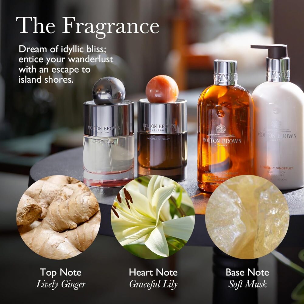 MBR0013-1.jpg Molton Brown Heavenly Gingerlily Bath & Shower Gel 300ml - Image 1