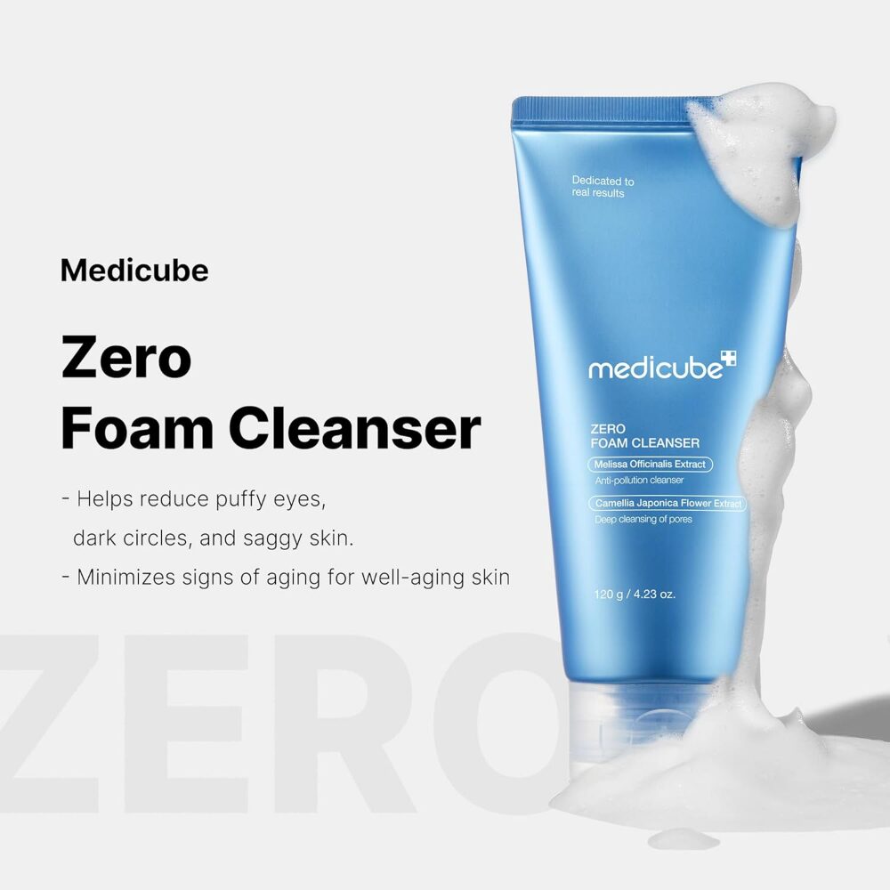MCUBE0012-2.jpg Medicube Zero Foam Cleanser 120g - Image 1