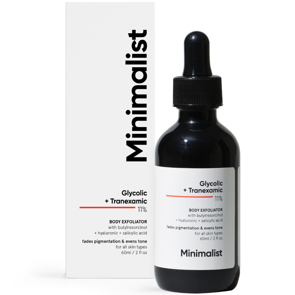 MINI0020-1.jpg Minimalist Glycolic + Tranexamic 11% Body Exfoliator 60ml - Image 1