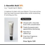 Minimalist L-Ascorbic Acid 08% Lip Treatment Balm 12g - Image 3