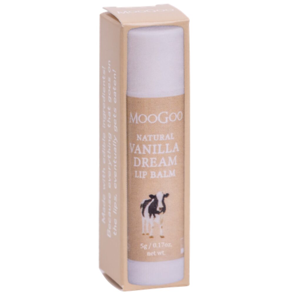 MOO0037-2.jpg MooGoo Natural Lip Balm Vanilla Dream 5g - Image 1