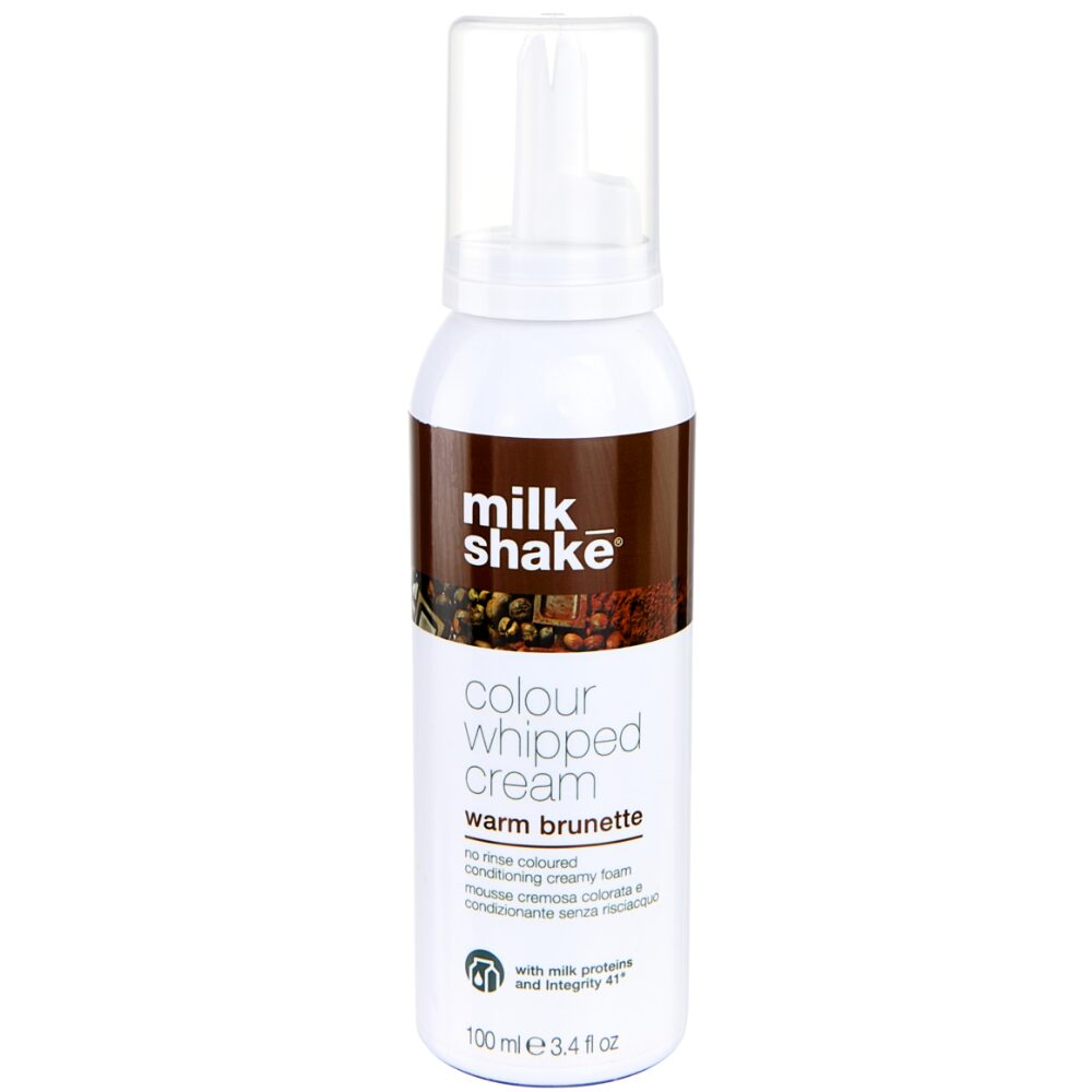 MS0073.jpg Milk_Shake Colour Whipped Cream Leave-In Foam Warm Brunette 100ml - Image 1