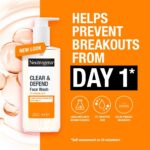Neutrogena Clear & Defend Facial Wash 200ml - Image 3
