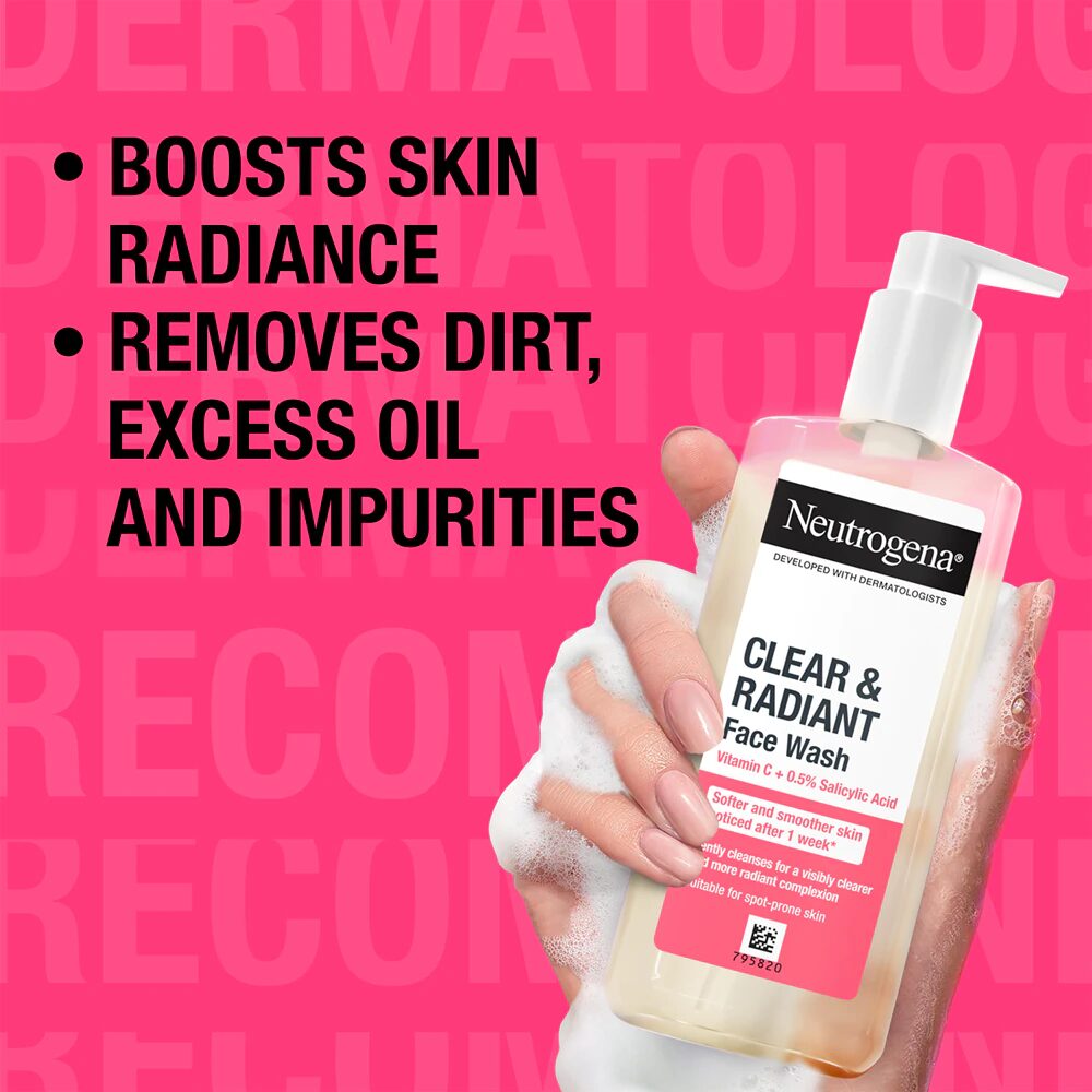 NEU0050_3.jpg Neutrogena Refreshingly Clear Facial Wash 200ml - Image 1