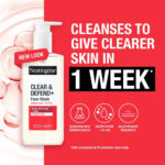 Neutrogena Clear & Defend+ Facial Wash 200ml - Image 4