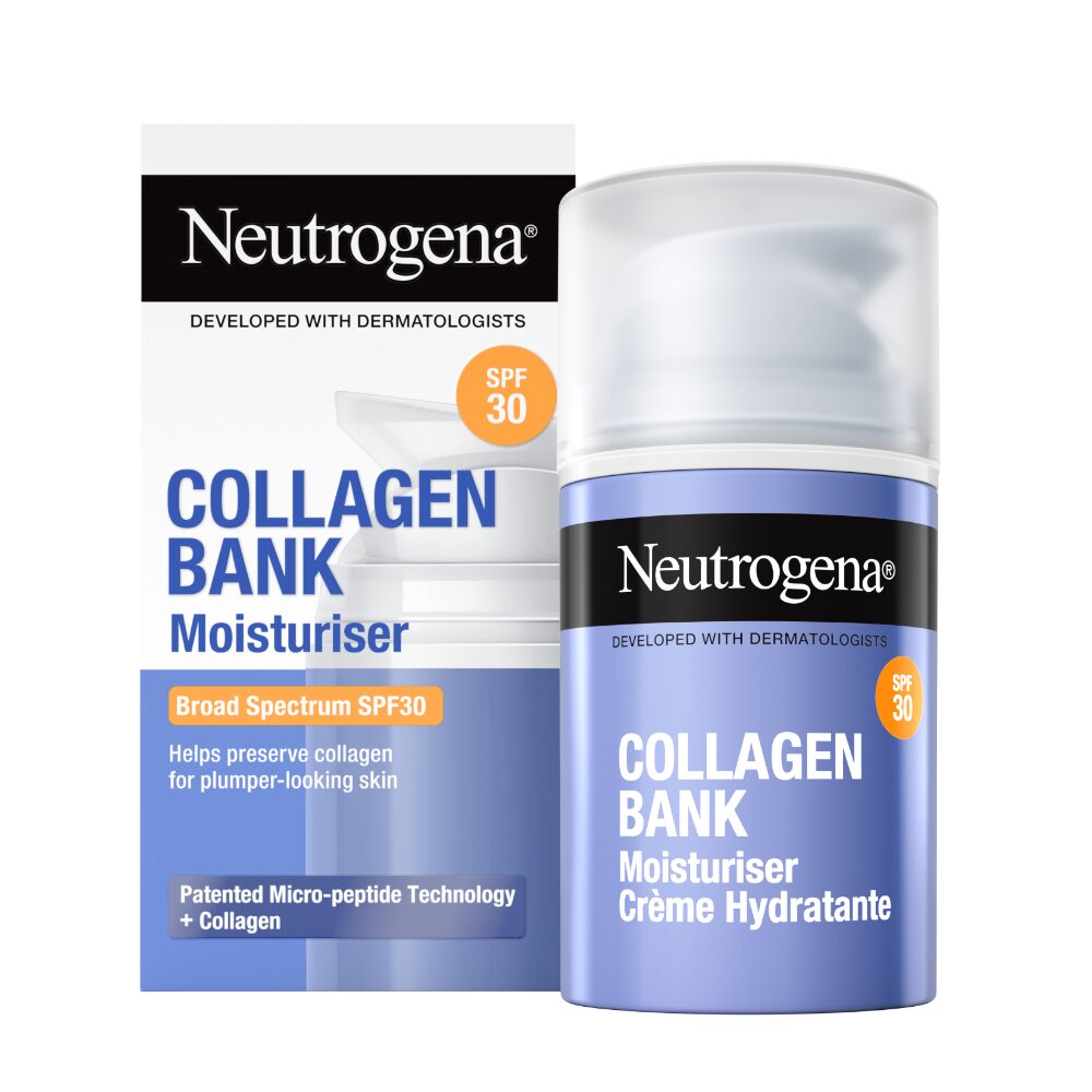 NEU0086_1.jpg Neutrogena Collagen Bank Moisturiser Sunscreen SPF30 50ml - Image 1