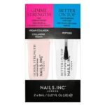 Nails Inc. Gimme Strength & Better On Top Mini Nail Treatment Duo 2 x 8ml - Image 2