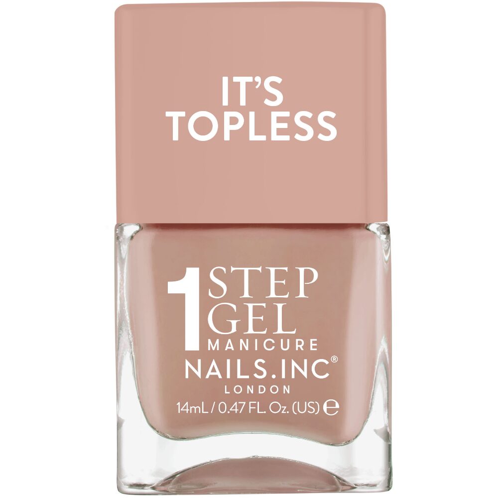 NINC0054_0e16a7ca-a0e7-45f1-976d-060d7f8a5c3f.jpg Nails Inc. It's Topless 1-Step Gel Madison Nail Polish 14ml - Image 1