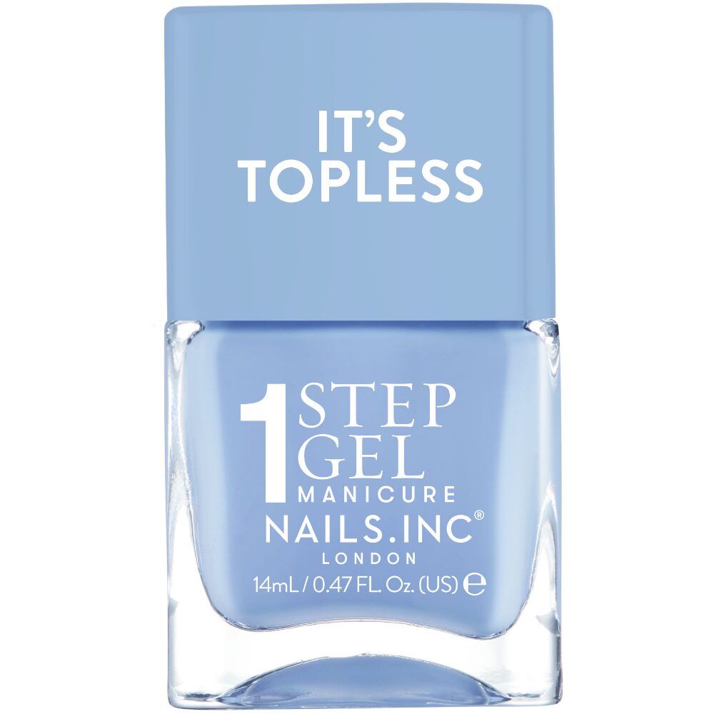 NINC0061.jpg Nails Inc. It's Topless 1-Step Gel Kim Nail Polish 14ml - Image 1