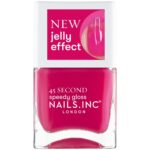 Nails Inc. Jelly Effect 45 Second Speedy Gloss Hot Pink Nail Polish 14ml - Image 3