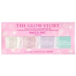 Nails Inc. The Glow Story Hyaluronic Acid Infused Nail Polish Set 4 x 14ml - Image 2