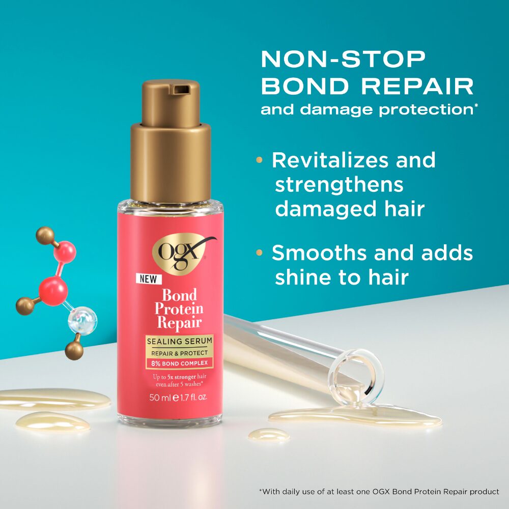 OGX0067-1.jpg OGX Bond Protein Repair & Protect Sealing Serum 50ml - Image 1