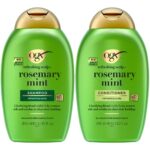 OGX Refreshing Strength+ Clarifying Rosemary & Mint Shampoo & Conditioner Twin 2 x 385ml - Image 3