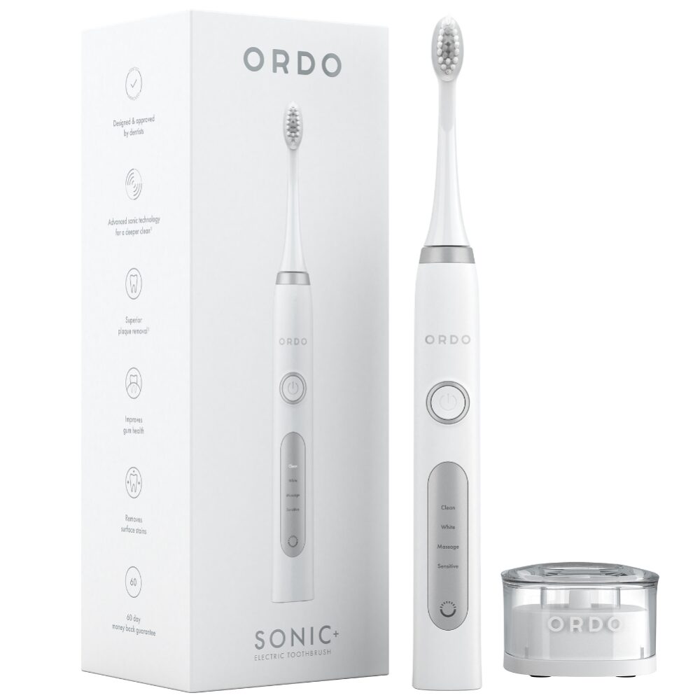 ORDO0003_7f370438-f065-4b2a-afcf-b97691e5e51c.jpg Ordo Sonic+ Electric Toothbrush White Silver - Image 1