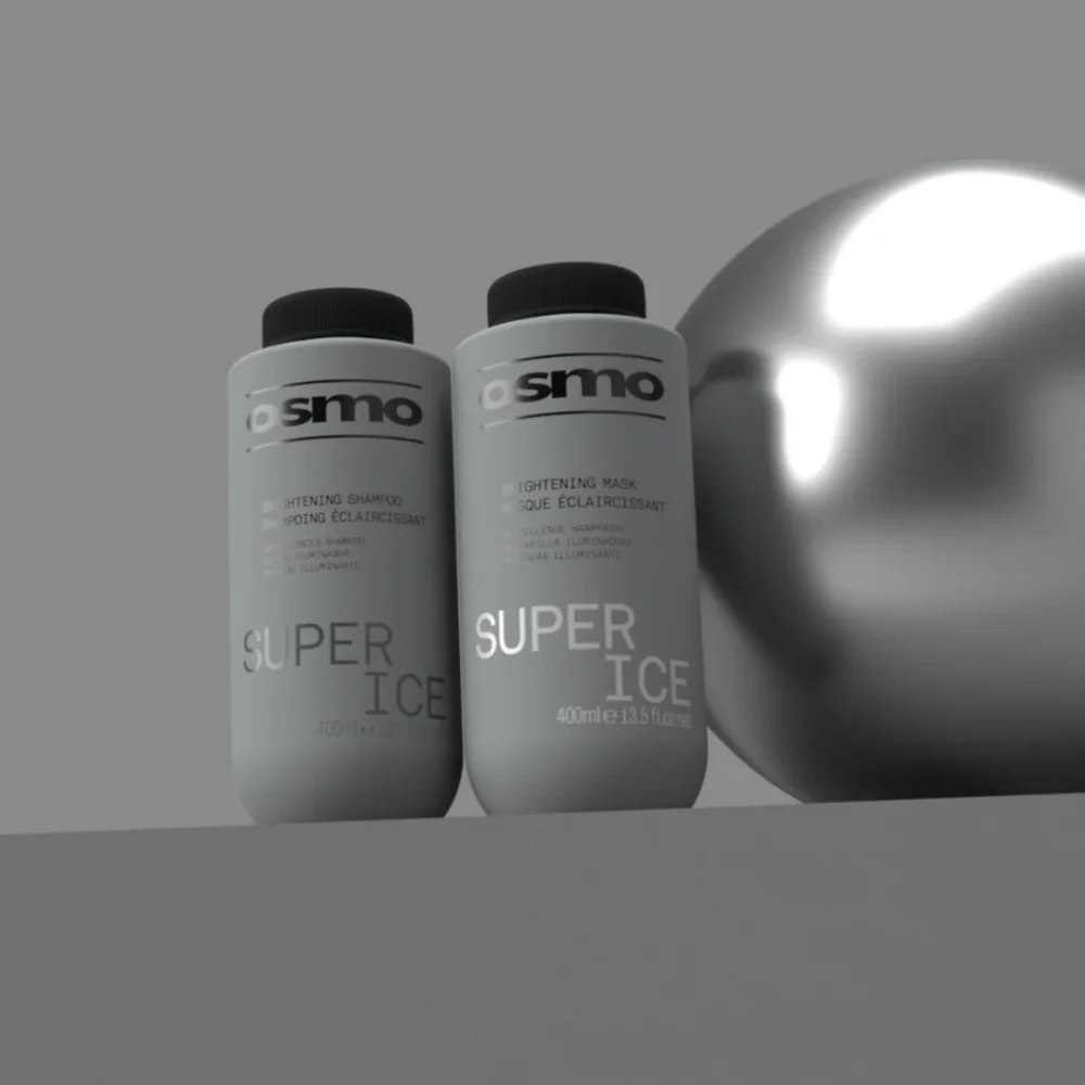 OSMOSIBRSMA-1.png Osmo Super Ice Brightening Shampoo & Brightening Mask Twin 2 x 400ml - Image 1