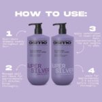 Osmo Super Silver No Yellow Shampoo & Mask Twin 2 x 1000ml - Image 5