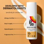 Riemann P20 Sensitive Skin Sun Cream SPF50+ 100ml - Image 6