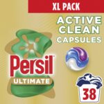 Persil Ultimate Active Clean Laundry Washing Detergent Capsules 38 Washes - Image 4