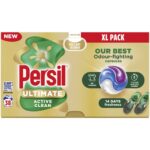 Persil Ultimate Active Clean Laundry Washing Detergent Capsules 38 Washes - Image 2