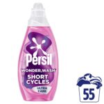 Persil Wonder Wash Ultra Care Bio Liquid Laundry Washing Detergent 55 Washes 1485ml - Image 3