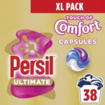 Persil Ultimate Touch Of Comfort Bio Laundry Washing Detergent Capsules 38 Washes - Image 5