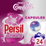 Persil Ultimate Touch Of Comfort Bio Laundry Washing Detergent Capsules 24 Washes - Image 3