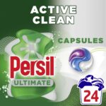 Persil Ultimate Active Clean Laundry Washing Detergent Capsules 24 Washes - Image 3