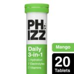 Phizz Mango 3-in-1 Multivitamin Hydration Tablets 20 Tablets - Image 6