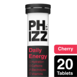 Phizz Cherry Caffeine Boost Effervescent Tablets 20 Tablets - Image 6