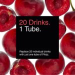 Phizz Cherry Caffeine Boost Effervescent Tablets 20 Tablets - Image 4