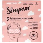 Popmask Sleepover Rose Self-Warming Steam Eye Masks Pack of 5 - Image 2