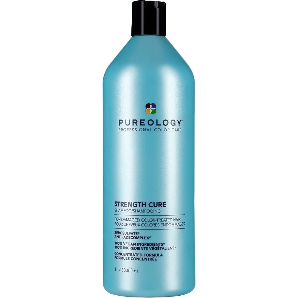 PUSTENGTHMLG_1.jpg Pureology Strength Cure Strengthening Shampoo & Conditioner Twin 2 x 1000ml - Image 1