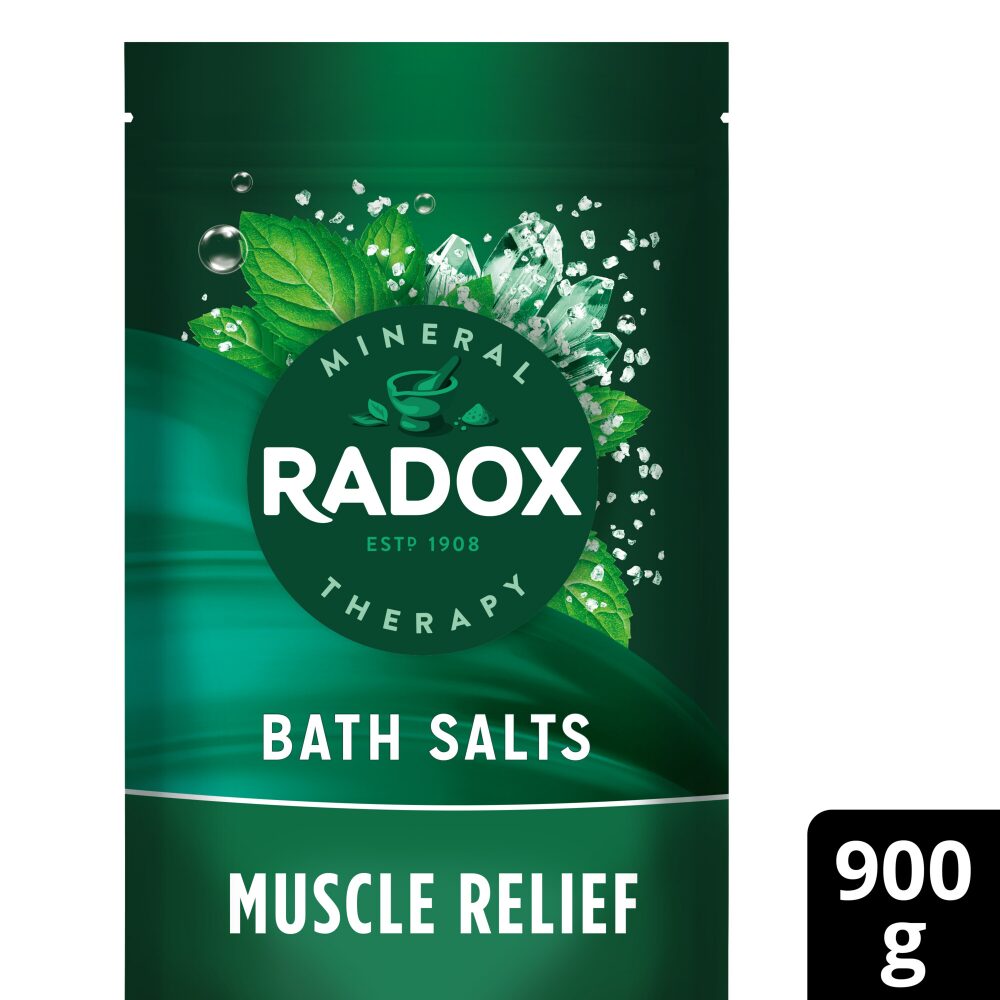 RAD0012-1.jpg Radox Bath Salts Muscle Relief 900g - Image 1