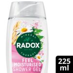 Radox Shower Gel Feel Moisturised 225ml - Image 3
