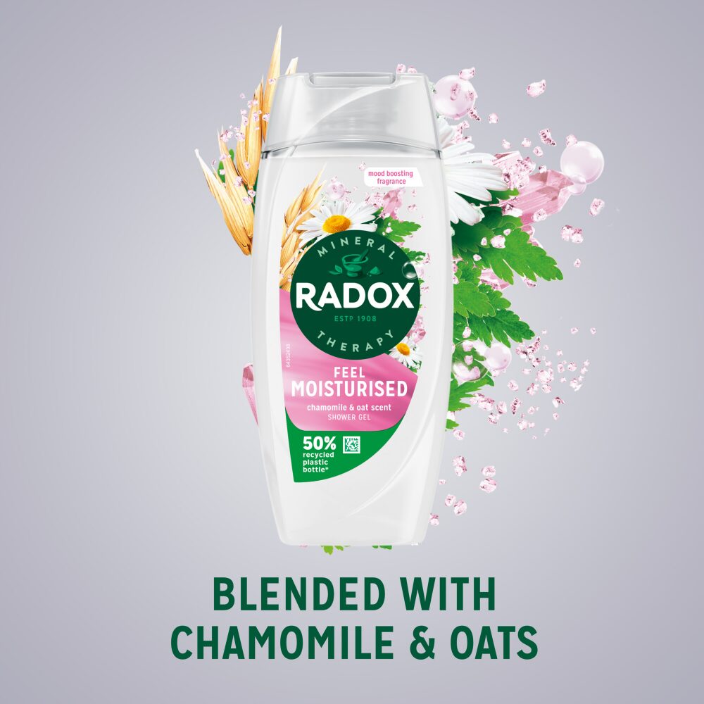 RAD0026-2.jpg Radox Shower Gel Feel Moisturised 225ml - Image 1
