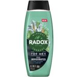 Radox Men 2-In-1 Shampoo & Shower Gel Feel Invigorated 450ml - Image 2
