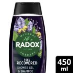 Radox Men 2-In-1 Shampoo & Shower Gel Feel Recovered 450ml - Image 2
