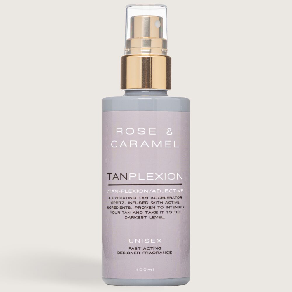 RCA0042-1.jpg Rose & Caramel Tanplexion Unisex Tanning Accelerator 100ml - Image 1