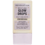 Makeup Revolution Bright Light Multi-Use Glow Drops Star Dew Gold 23ml - Image 2
