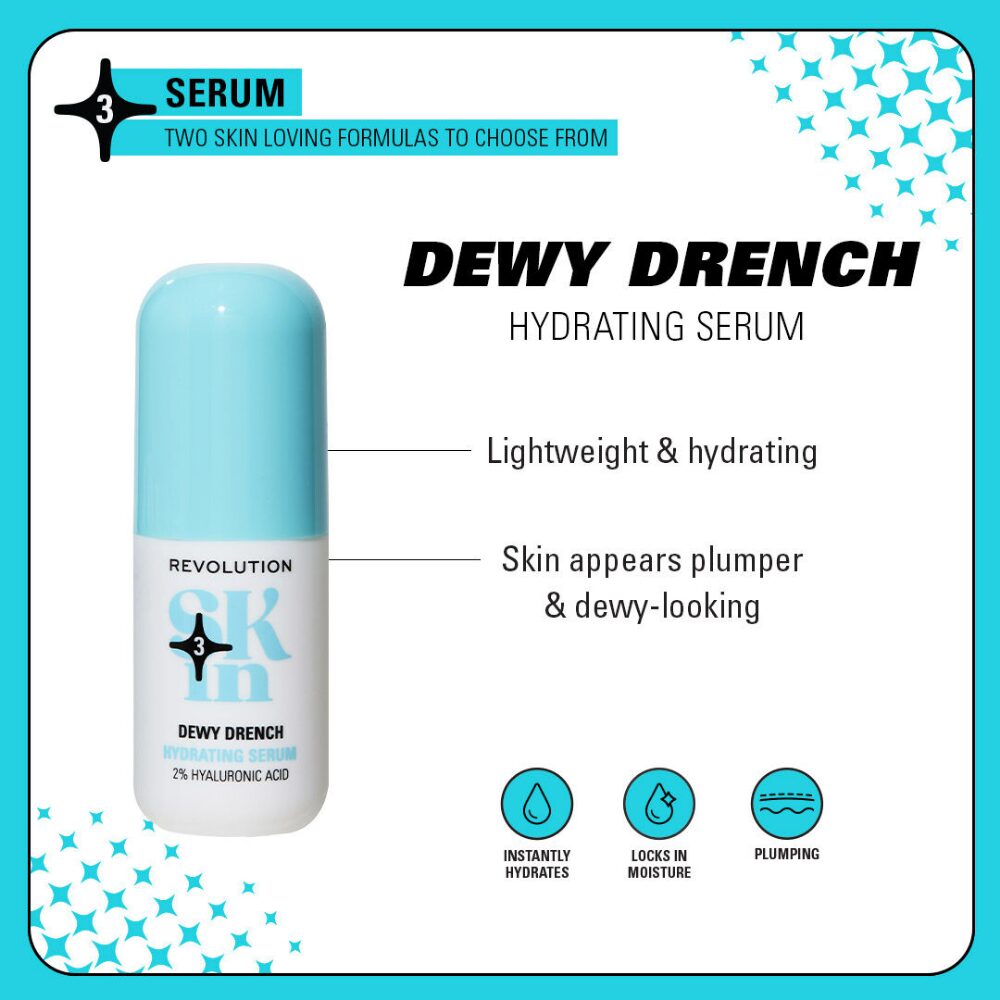 REVS0231-2.jpg Revolution Skincare Dewy Drench Hydrating Serum 30ml - Image 1