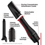 Revlon Pro Collection One-Step Blow-Dry Multi Styler Hair Tool Black - Image 2