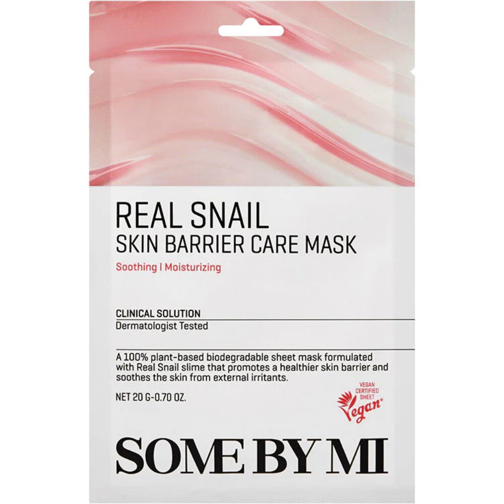 SBY0021.jpg Some By Mi Real Snail Skin Barrier Care Sheet Mask 20g - Image 1