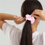 Silver Cloud Large Satin Scrunchies Mixed Pack of 2 - Image 3